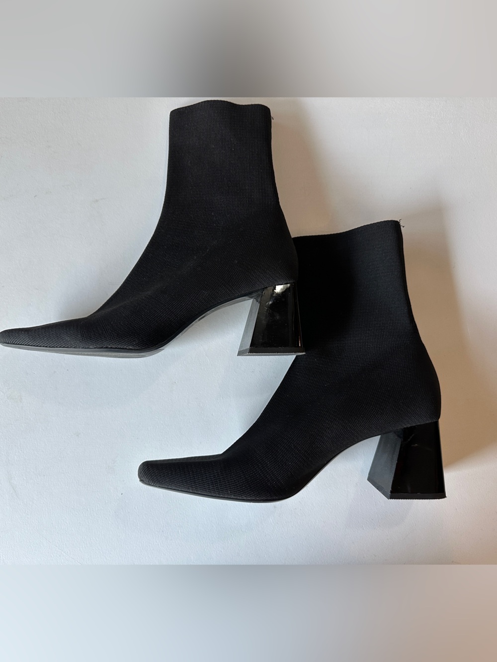 Black Sock Ankle Boots